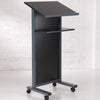 Coloured Panel Front Lectern - Black - Educational Equipment Supplies