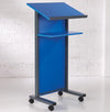 Coloured Panel Front Lectern - Blue - Educational Equipment Supplies