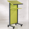 Coloured Panel Front Lectern - Lime - Educational Equipment Supplies