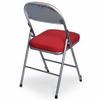 18 x Comfort Deluxe Padded Folding Chair + Trolley Bundle - Educational Equipment Supplies