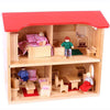 Childrens Complete Wooden Dolls House Set - Educational Equipment Supplies