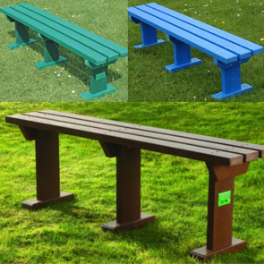 Composite Plastic Sturdy Bench Composite Junior Sturdy Bench Seat | Outdoor Seating | www.ee-supplies.co.uk