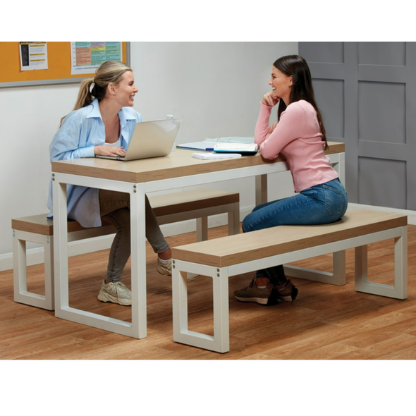 Cube Table and Bench Set Conference Pro Flipchart Easel | White Boards | www.ee-supplies.co.uk