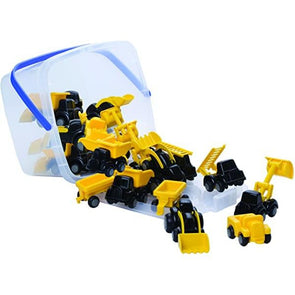 Construction Mini Chubbies bucket set - 20 pcs - Educational Equipment Supplies