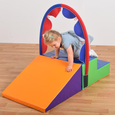 Soft Play Toddler Crawl Through - Multi-Coloured - Educational Equipment Supplies