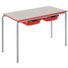 Crushbend Tables - Rectangular - Duraform Edge + Tray Runners & 2 Trays - Educational Equipment Supplies