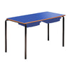 Crushbend Tables - Rectangular - MDF Edge + Tray Runners + 2 Trays - Educational Equipment Supplies