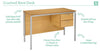 Crushed Bent Teachers Desk - MDF Edge - 3 Drawer Pedestal - Educational Equipment Supplies