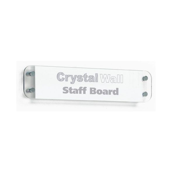 Crystal Wall Nameplate - Educational Equipment Supplies