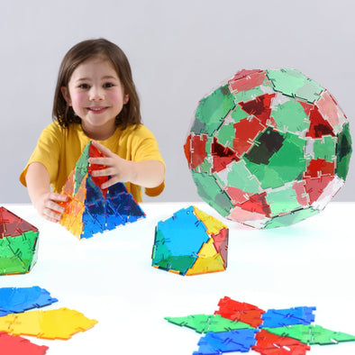 Crystal Polydron Basic Set - 40 Pieces - Educational Equipment Supplies