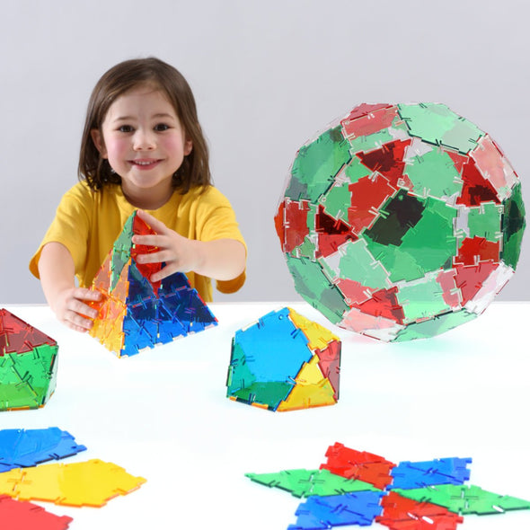 Crystal Polydron Basic Set - 40 Pieces - Educational Equipment Supplies