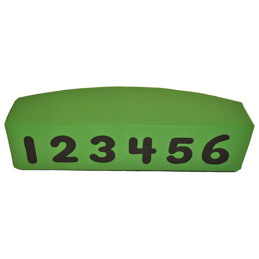 Curved Long Alphabet & Number Soft Play Bench| Soft play | www.ee ...