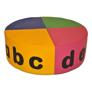 Large Circular Soft Play Table Curved Long Alphabet & Number Soft Play Bench| Soft play | www.ee-supplies.co.uk