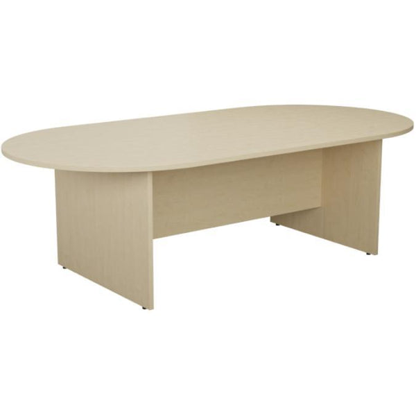 D End Meeting Table - Maple