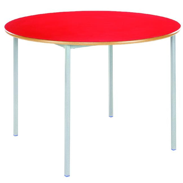 Value Fully Welded Round Classroom Tables - Bullnose Edge - Educational Equipment Supplies