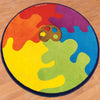 Decorative™ Colour Palette Classroom Carpet - 2m Diameter - Educational Equipment Supplies