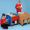 Deep 4 Bay Kinderbox With Shelf - Beech - Educational Equipment Supplies