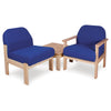 Deluxe Wooden Framed Reception Easy Armchair Deluxe Wooden Easy ArmChair | Reception Seating | www.ee-supplies.co.uk