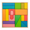 Designer Wooden Rainbow Building Blocks + Tray - 20 Pices Designer Wooden Rainbow Building Blocks + Tray - 20 Pices  | Wooden Puzzles | www.ee-supplies.co.uk