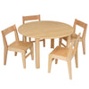 Devon Solid Beech Table - Circular Small - D1000mm - Educational Equipment Supplies