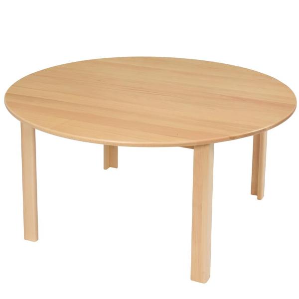 Devon Solid Beech Table - Circular Large - D1200mm | Educational ...
