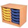 Static Double Column Tray Unit - 10 Trays - Educational Equipment Supplies