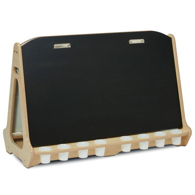 Double-Sided 4 Station Easel -  Double-Sided Chalk/Whiteboard Easel Double-Sided 4 Station Easel -  Double-Sided Chalk/Whiteboard Easel |  Easels | www.ee-supplies.co.uk