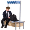 Kubbyclass Double Sided Cloakroom - 32 Pegs - W1600mm - Educational Equipment Supplies