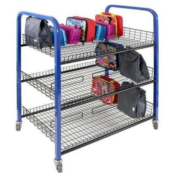 Double Sided Lunch Box Trolley - Educational Equipment Supplies