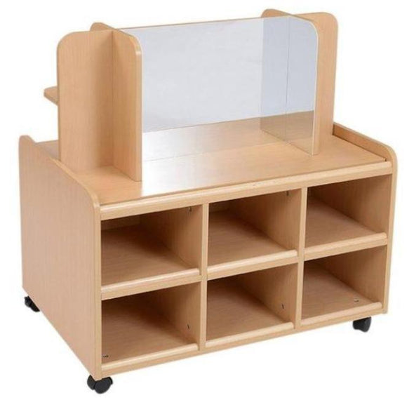 Double Sided Resource Store + Mirror Storage - Educational Equipment Supplies