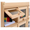 Double Sided Resource Store + Mirror + Doors + Wicker Baskets - Educational Equipment Supplies
