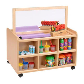 Double Sided Resource Store + Mirror - Educational Equipment Supplies