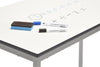 Dry Wipe Top Value Fully Welded Circular Classroom Tables - Duraform Edge Dry Wipe Top Fully Welded Round Classroom Tables | Spiral Stacking | www.ee-supplies.co.uk