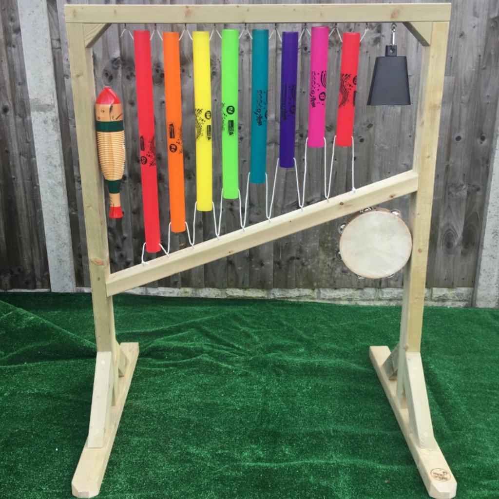 Early Years Outdoor Percussion Stand Educational Equipment Supplies