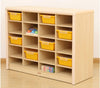 Elegant 20 Compartment Storage Cabinet - Educational Equipment Supplies