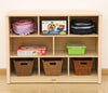 Elegant 8 Compartment Storage Cabinet - Educational Equipment Supplies