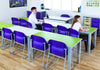 Elite Tables Premium Classroom Tables - Trapezoidal - Height Adjustable - Educational Equipment Supplies