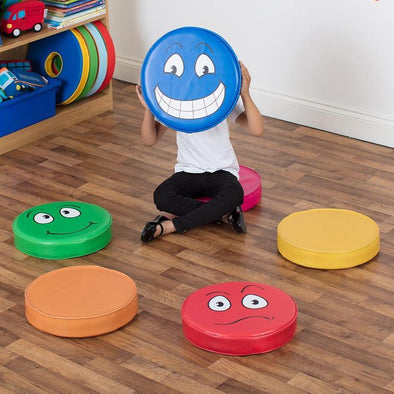 Emotion Cushions (Single Sided) Pack 2 - Educational Equipment Supplies