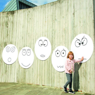 Emotions Outdoor White Boards - Educational Equipment Supplies
