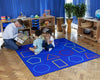 Essentials Rainbow Geometric Carpet 2000 x 2000mm Essentials Rainbow Geometric Carpet 2000 x 2000mm | Numeracy Carpets & Rugs | www.ee-supplies.co.uk