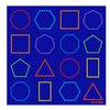 Essentials Rainbow Geometric Carpet 2000 x 2000mm Essentials Rainbow Geometric Carpet 2000 x 2000mm | Numeracy Carpets & Rugs | www.ee-supplies.co.uk