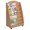 Face On Mobile Book Display Unit - Beech - Educational Equipment Supplies
