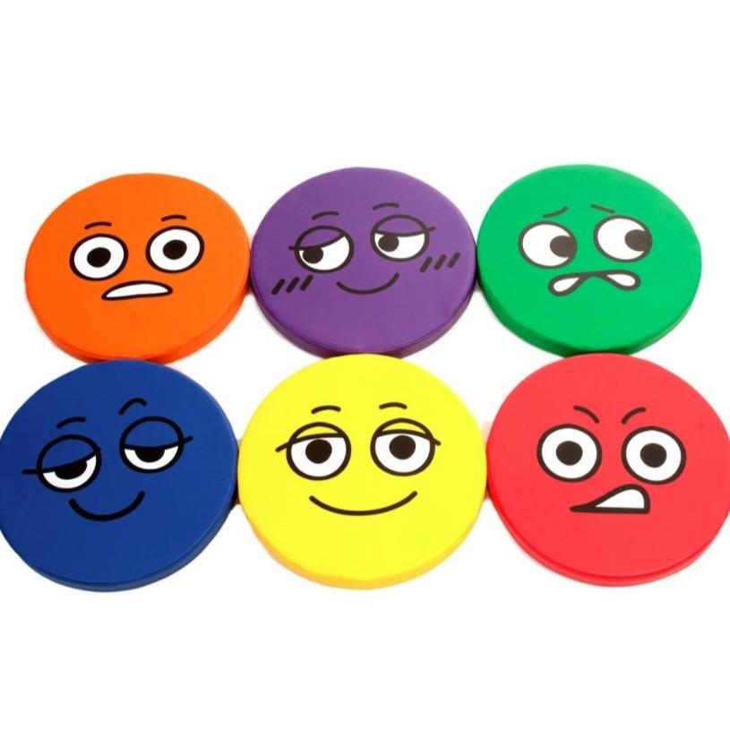 Firstplay Expression Cushions x 6 Educational Equipment Supplies