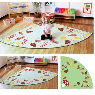 Forest Friends™ Corner Placement Carpet 2000 x 2000mm Forest Friends™ Corner Placement Carpet | Floor play Carpets & Rugs | www.ee-supplies.co.uk