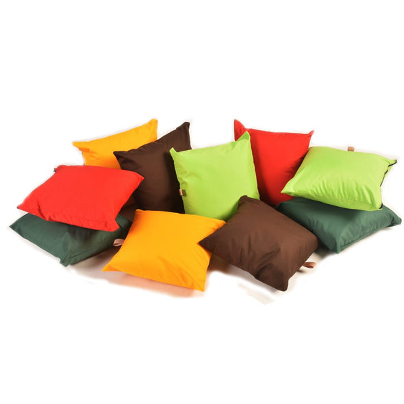 Forest School Mixed Scatter Cushions With Handles x 10 & Storage Bag - Educational Equipment Supplies