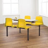 Four Seater NP Chair Canteen Simple Cantilever Table - Educational Equipment Supplies