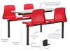 Four Seater NP Chair Canteen Simple Cantilever Table - Educational Equipment Supplies