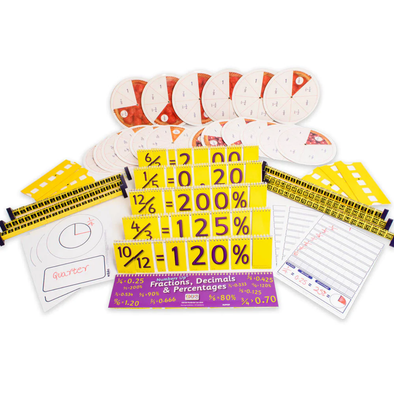 Fraction Decimal Percentage Group Pack Fraction Decimal Percentage Group Pack | www.ee-supplies.co.uk
