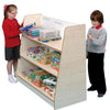 Free Standing Shelf / Bookcase With Drywipe Back - Educational Equipment Supplies