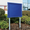 Weathershield Freestanding Outdoor Showcase - Sunken Posts - Educational Equipment Supplies
